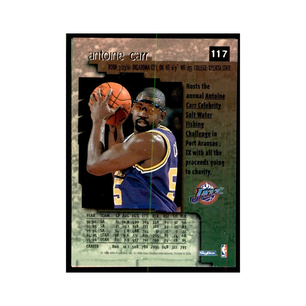 1996 SkyBox Premium Antoine Carr Basketball Cards #117