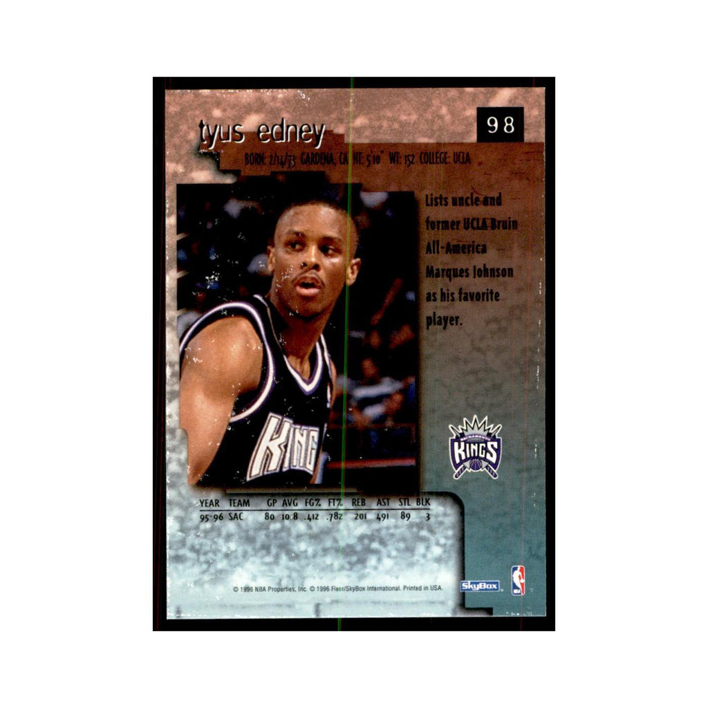 1996 SkyBox Premium Tyus Edney Basketball Cards #98