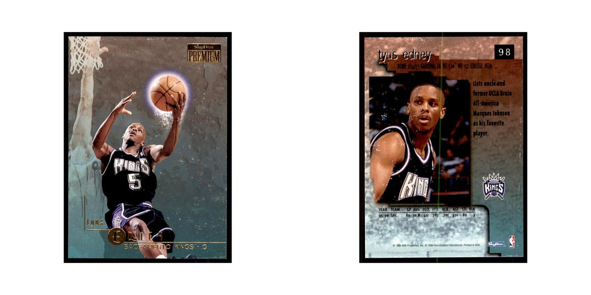 1996 SkyBox Premium Tyus Edney Basketball Cards #98