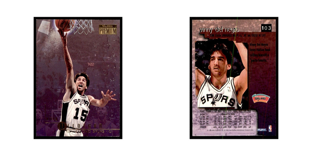 1996 SkyBox Premium Vinny Del Negro Basketball Cards #103