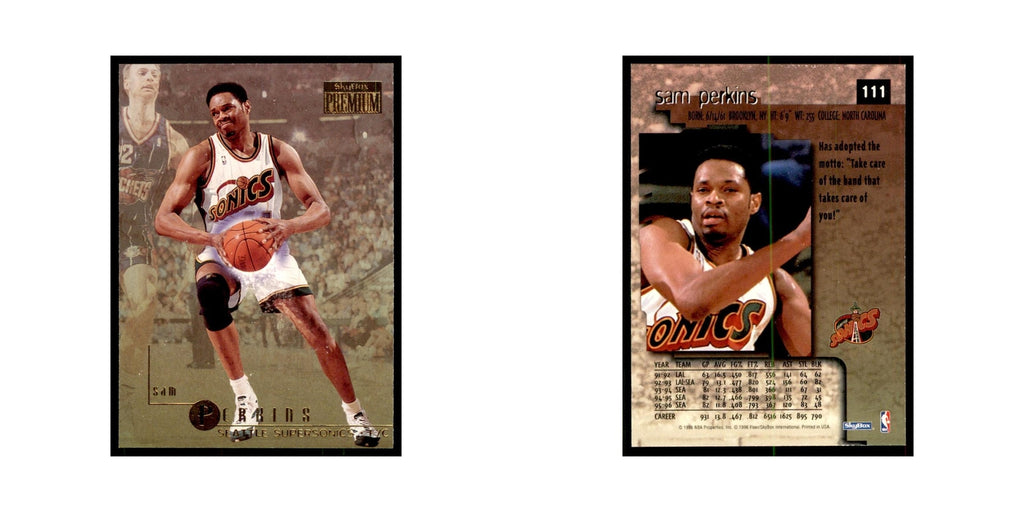 1996 SkyBox Premium Sam Perkins Basketball Cards #111