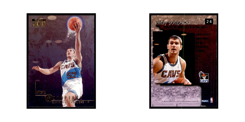 1996 SkyBox Premium Vitaly Potapenko Basketball Cards #24