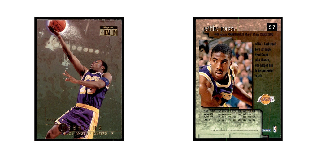 1996 SkyBox Premium Eddie Jones Basketball Cards #57