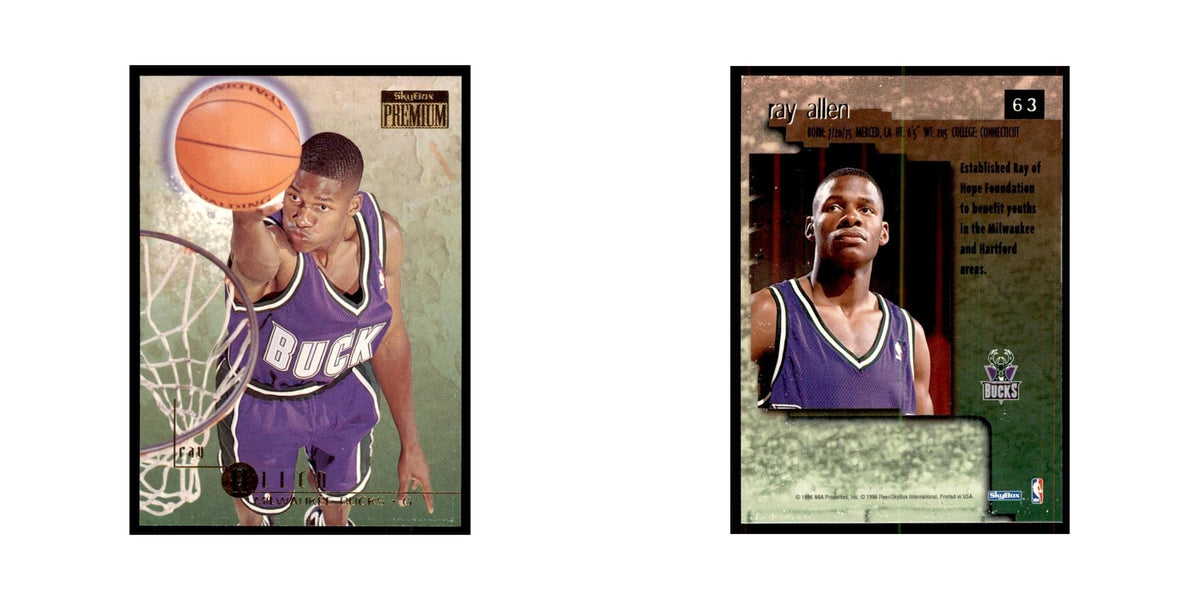 1996 SkyBox Premium Ray Allen Basketball Cards #63