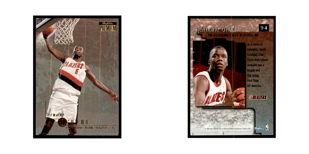 1996 SkyBox Premium Jermaine O'Neal Basketball Cards #94