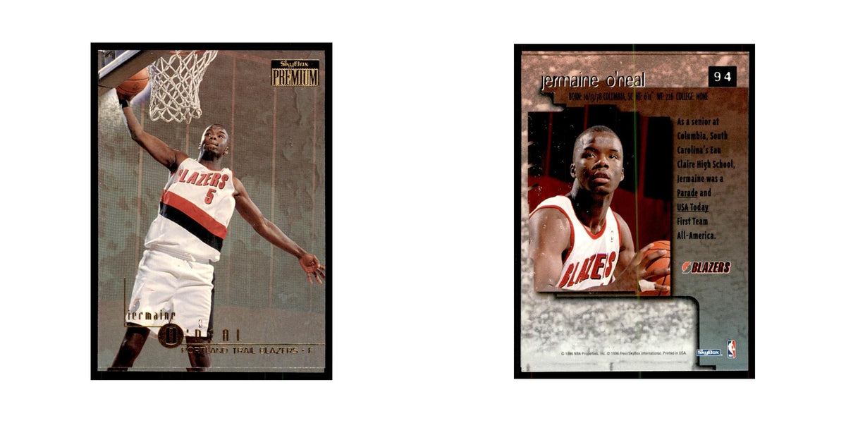 1996 SkyBox Premium Jermaine O'Neal Basketball Cards #94