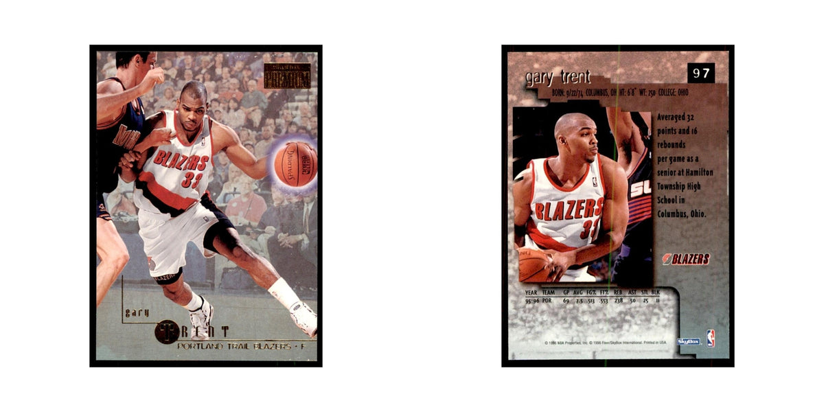 1996 SkyBox Premium Gary Trent Basketball Cards #97