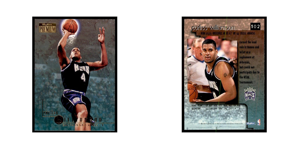 1996 SkyBox Premium Corliss Williamson Basketball Cards #102