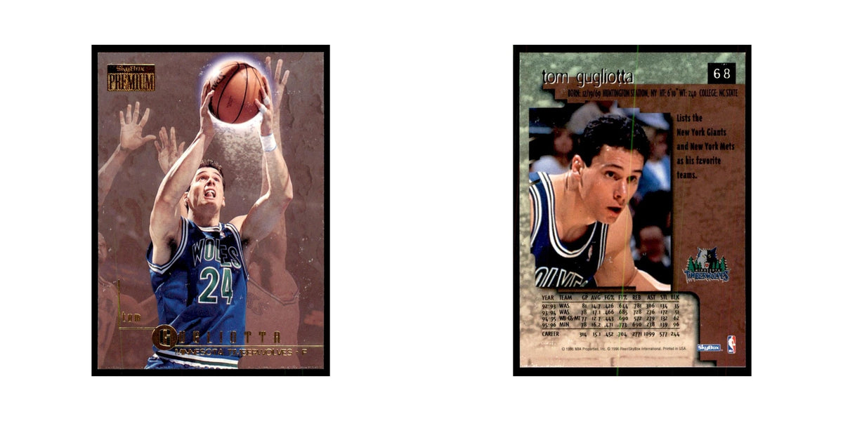 1996 SkyBox Premium Tom Gugliotta Basketball Cards #68