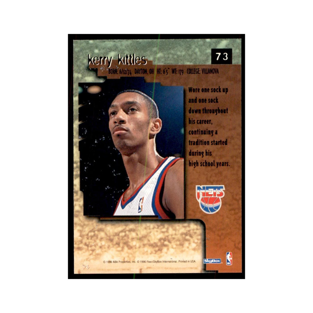 1996 SkyBox Premium Kerry Kittles Basketball Cards #73