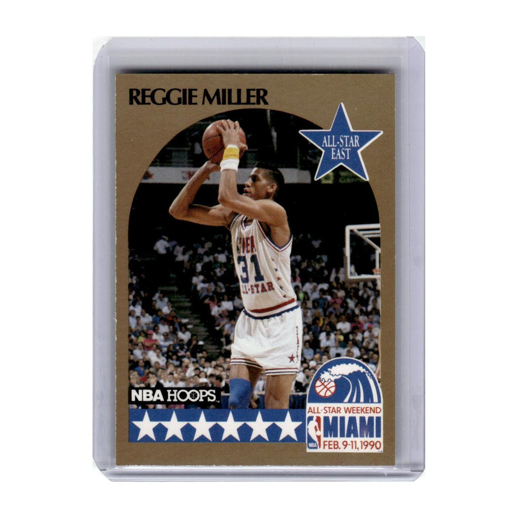 1990 Hoops Reggie Miller Pacers #7