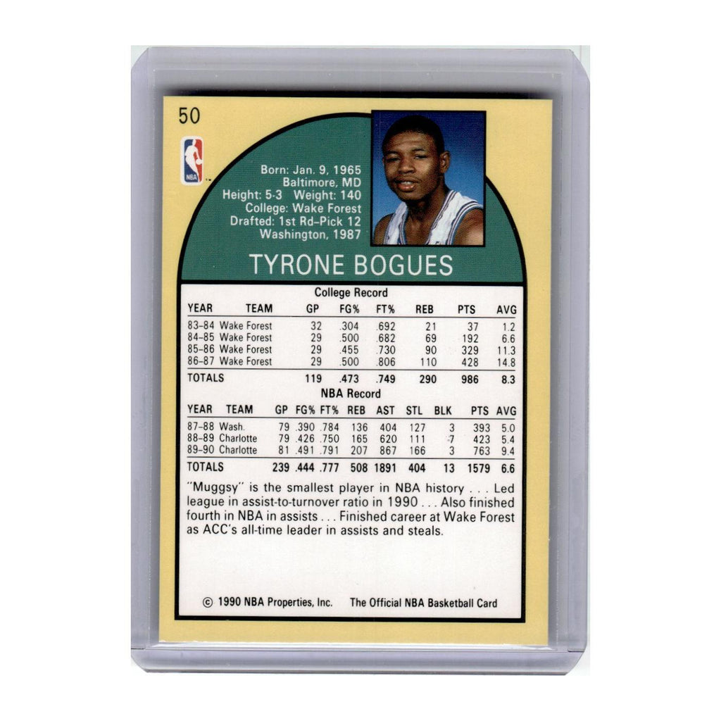 1990 Hoops Muggsy Bogues Hornets #50