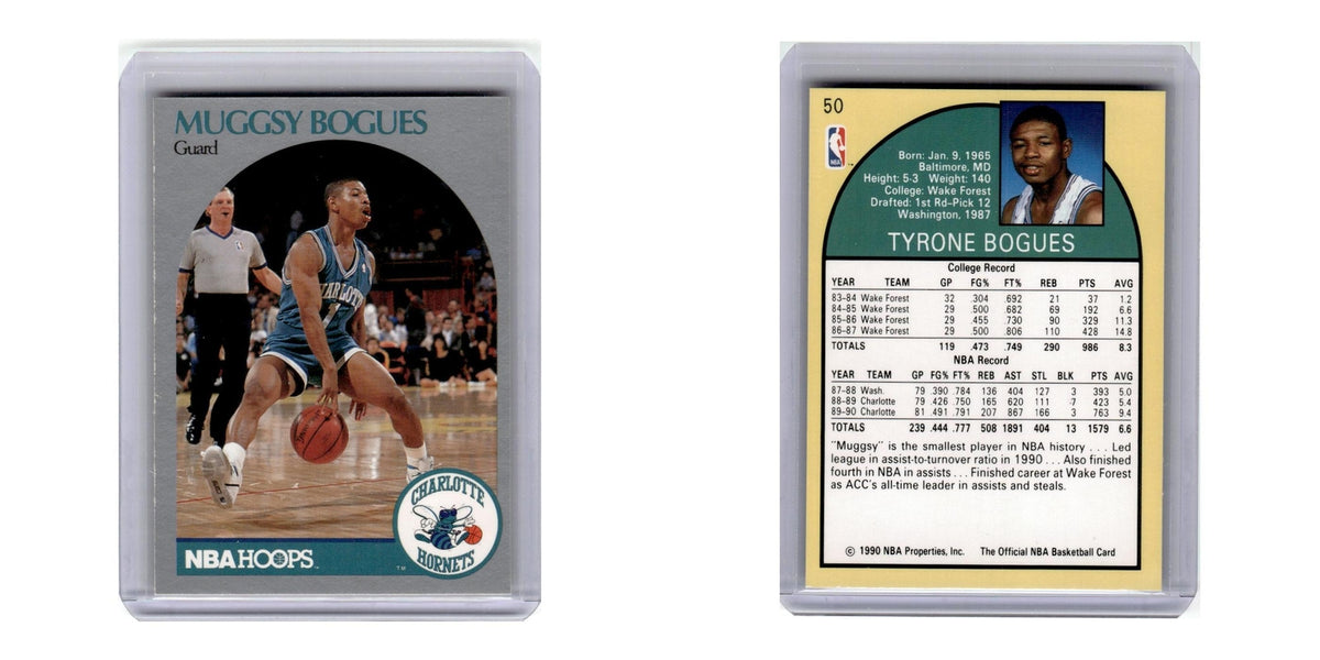 1990 Hoops Muggsy Bogues Hornets #50