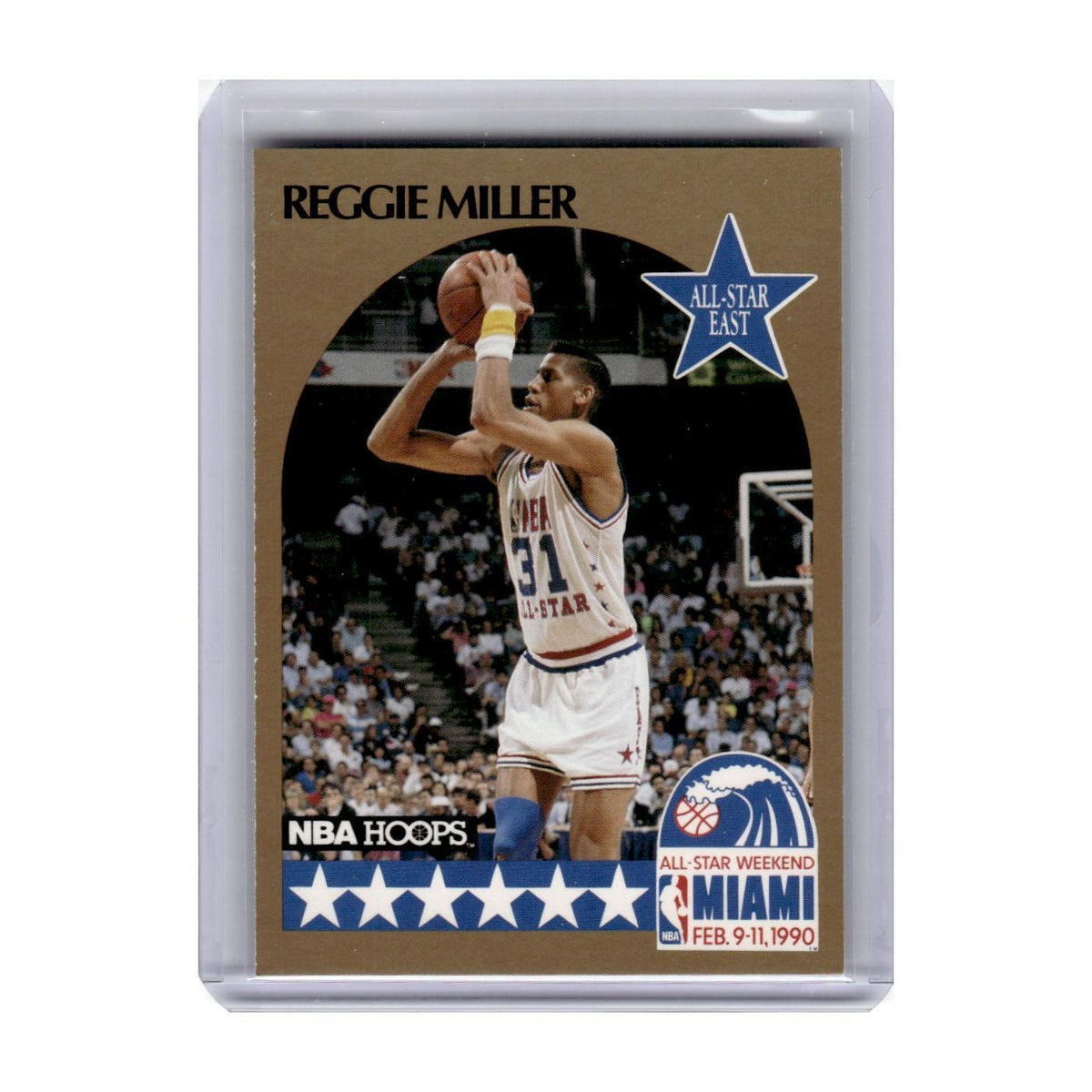 1990 Hoops Reggie Miller Pacers #7