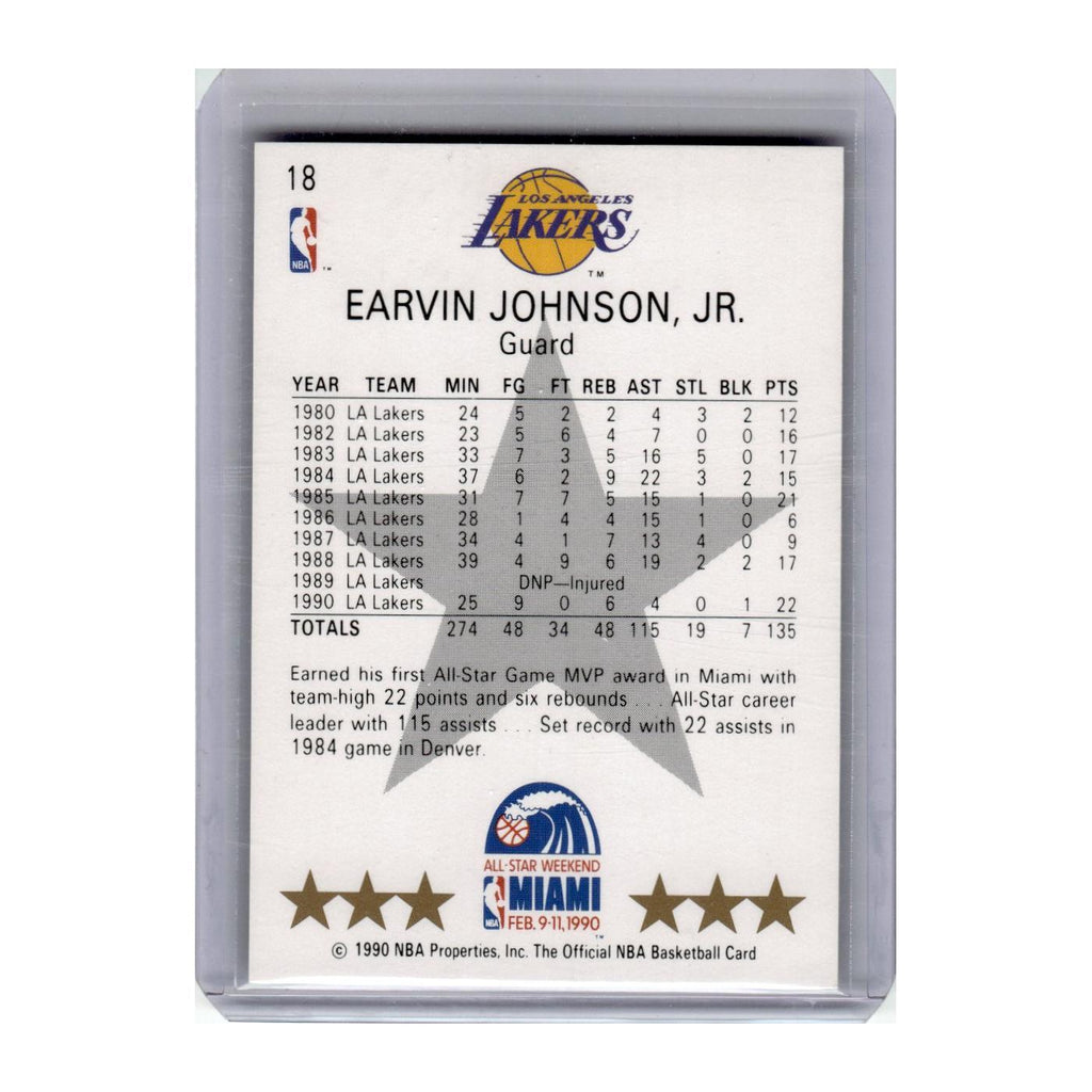 1990 Hoops Earvin Johnson Lakers #18