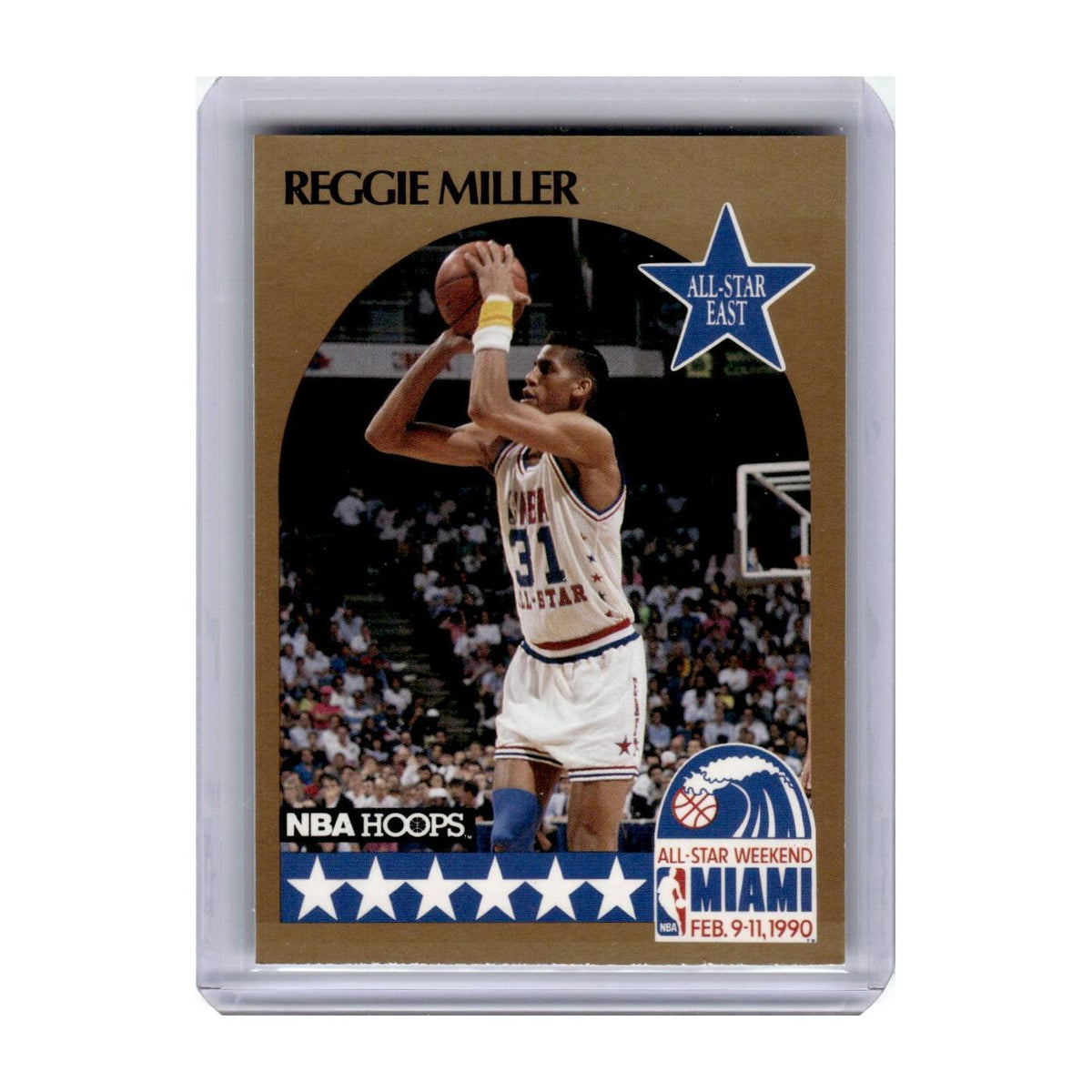 1990 Hoops Reggie Miller Pacers #7