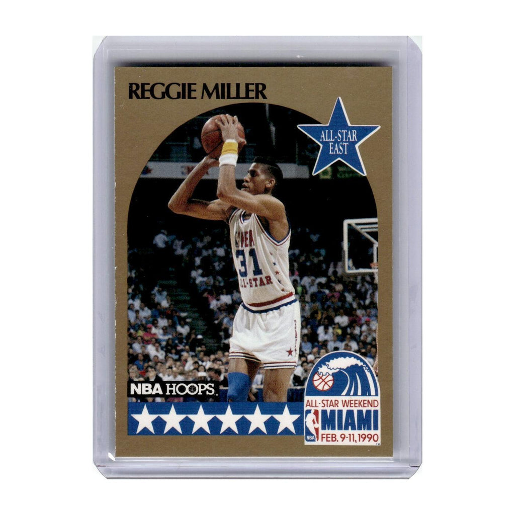 1990 Hoops Reggie Miller Pacers #7