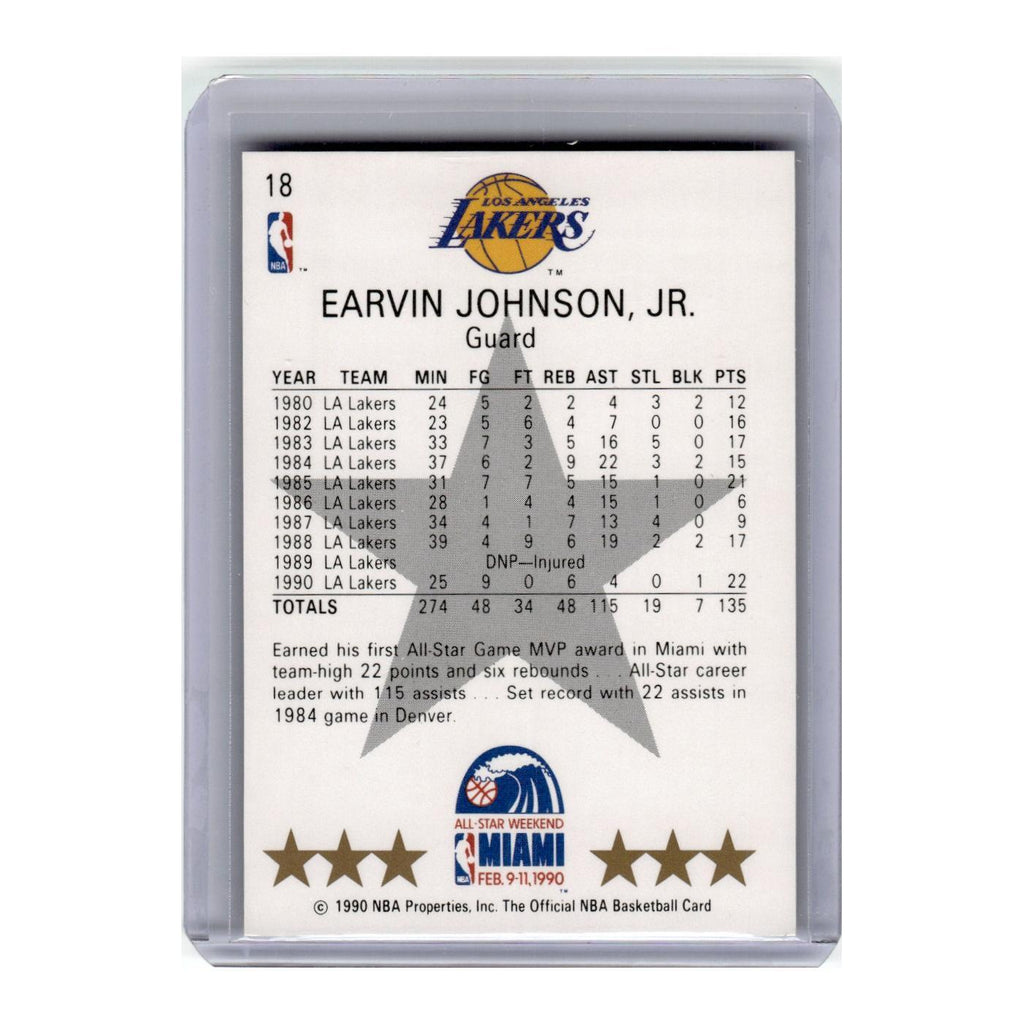 1990 Hoops Earvin Johnson Lakers #18