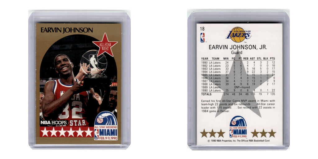 1990 Hoops Earvin Johnson Lakers #18