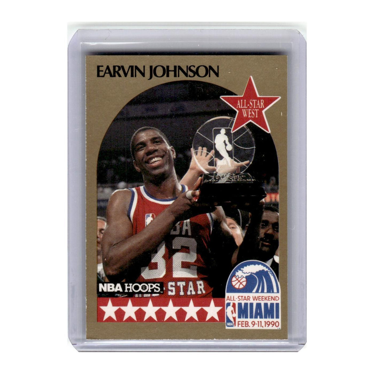 1990 Hoops Earvin Johnson Lakers #18