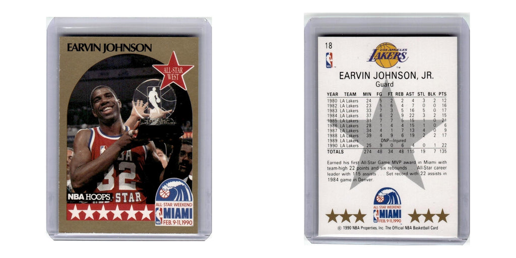 1990 Hoops Earvin Johnson Lakers #18