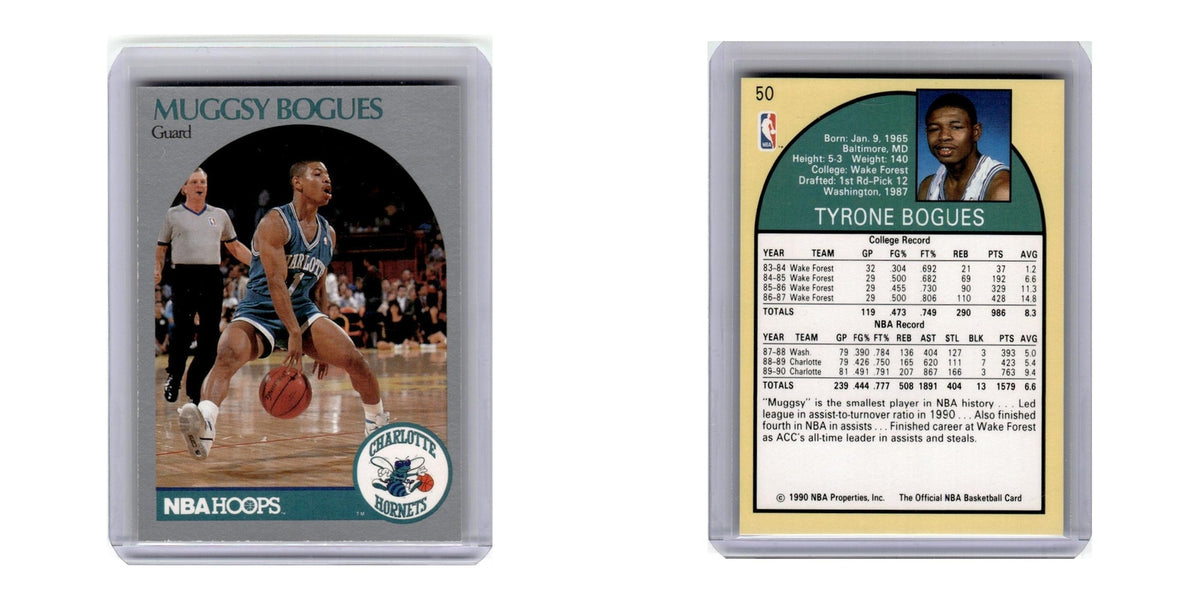 1990 Hoops Muggsy Bogues Hornets #50