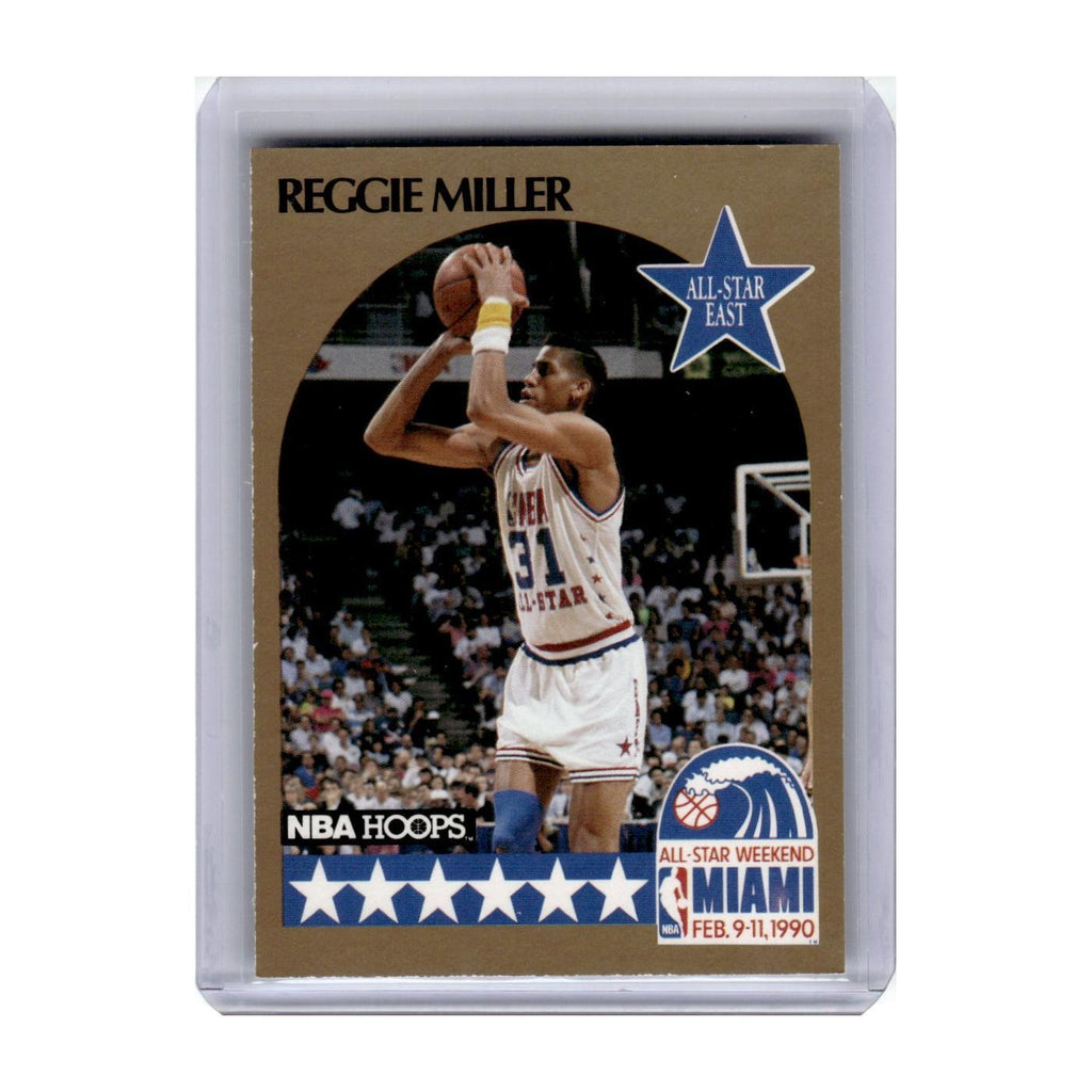1990 Hoops Reggie Miller Pacers #7