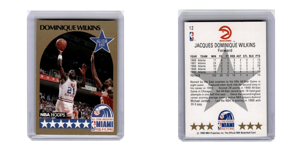 1990 Hoops Dominique Wilkins Hawks #12