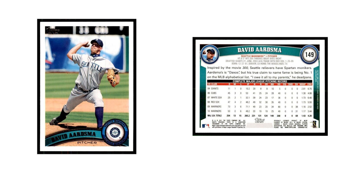 2011 Topps David Aardsma Baseball Cards #149