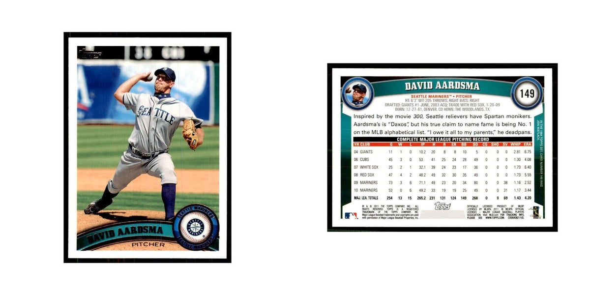 2011 Topps David Aardsma Baseball Cards #149