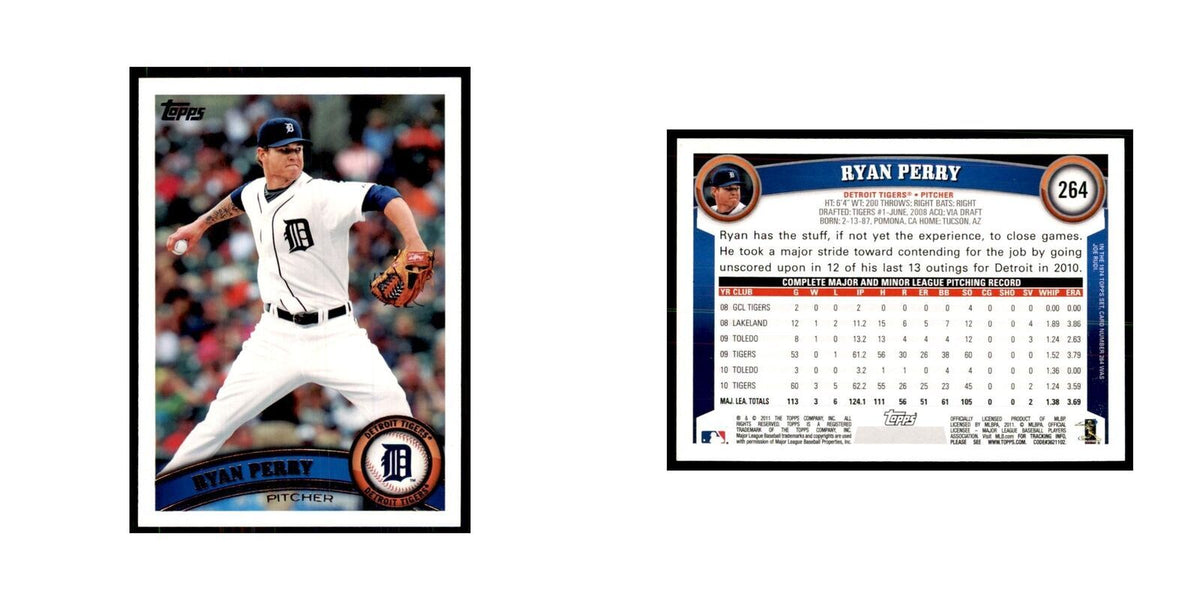 2011 Topps Ryan Perry Baseball Cards #264