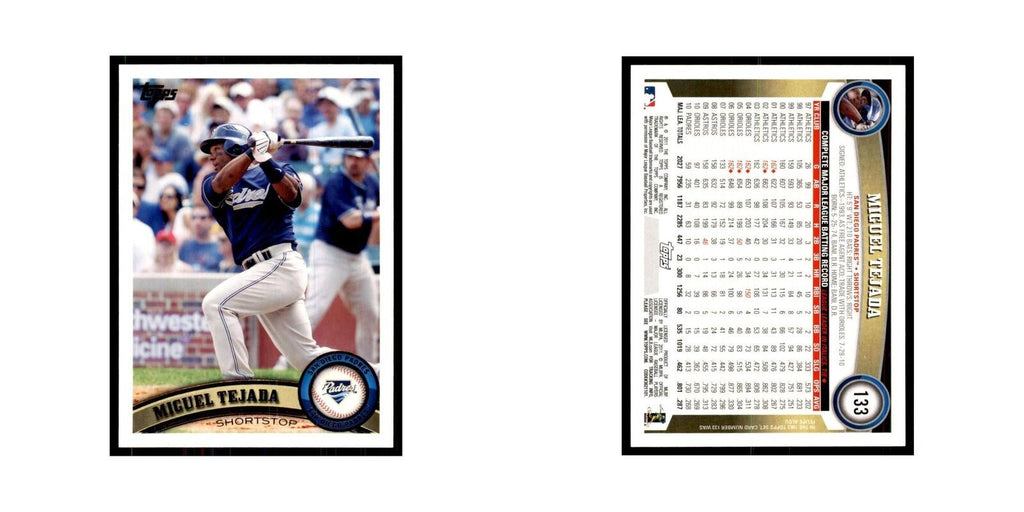 2011 Topps Miguel Tejada Baseball Cards #133