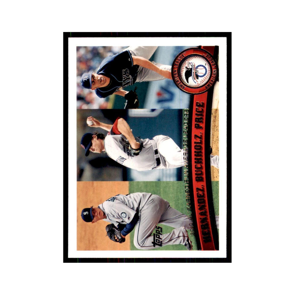2011 Topps Felix Hernandez Clay Buchholz David Price #235