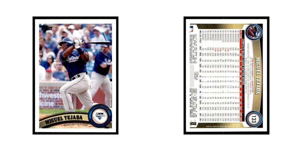 2011 Topps Miguel Tejada Baseball Cards #133