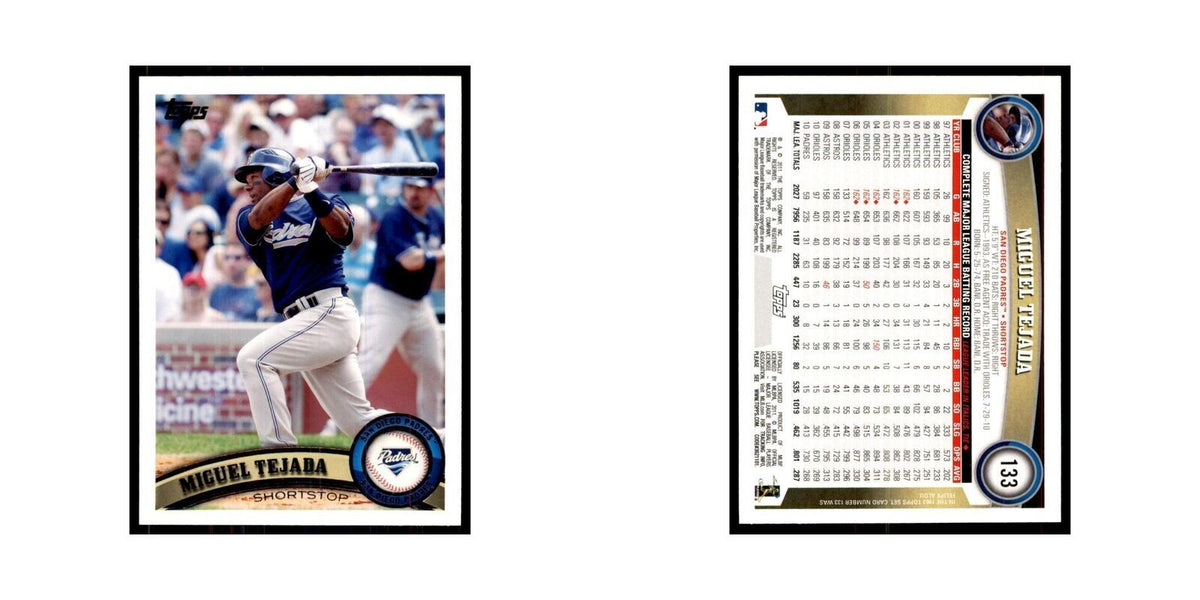2011 Topps Miguel Tejada Baseball Cards #133