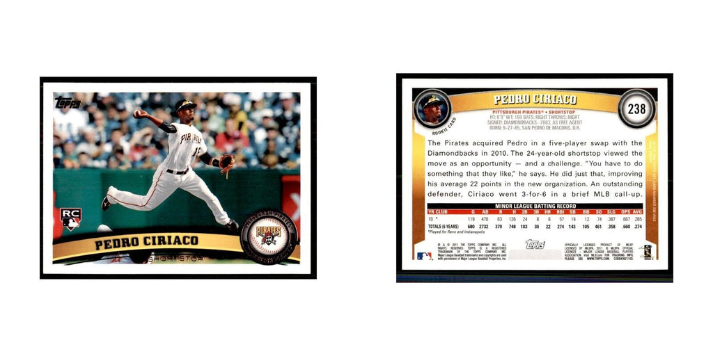 2011 Topps Pedro Ciriaco Baseball Cards #238