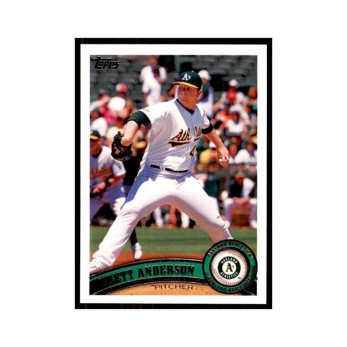 2011 Topps Brett Anderson Baseball Cards #140