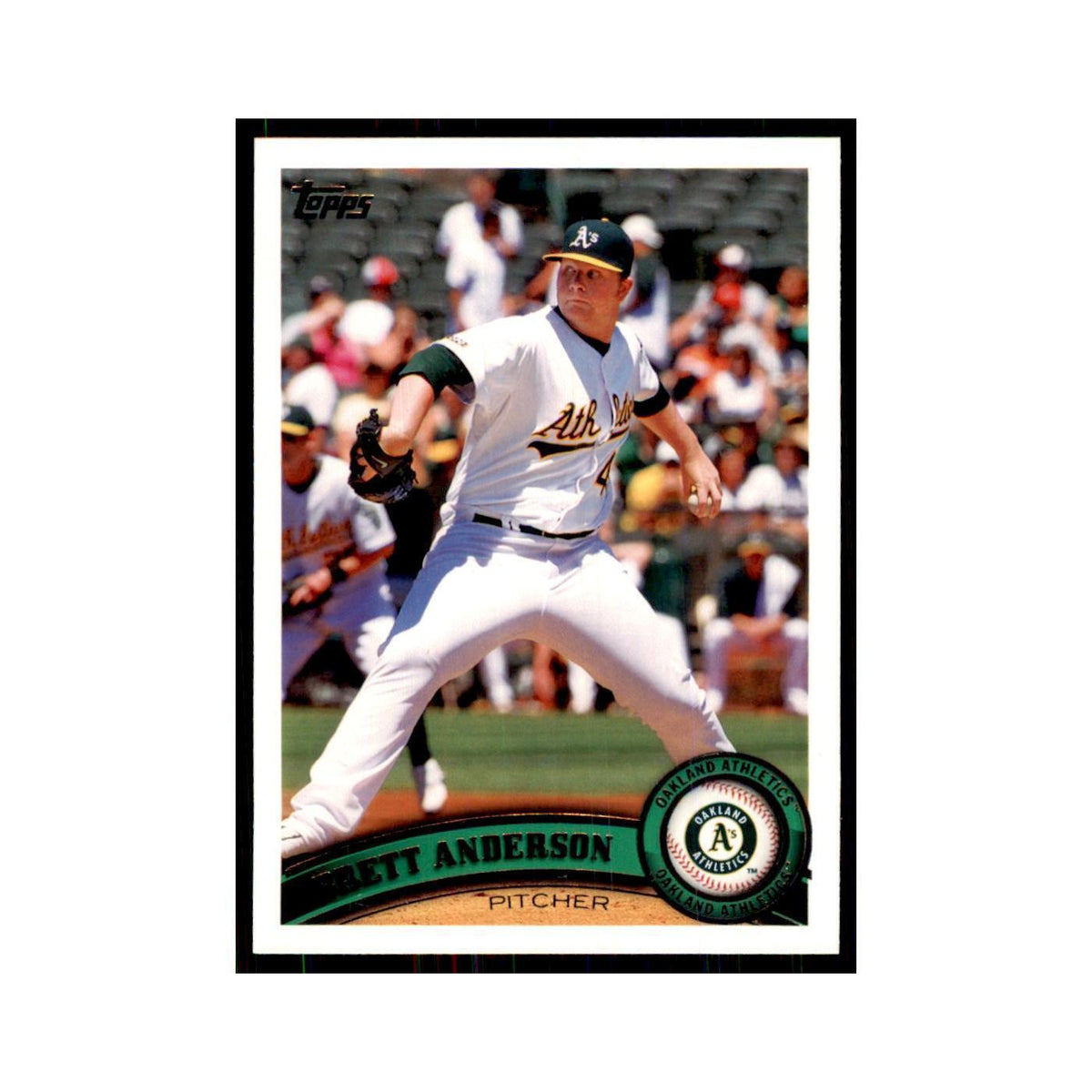 2011 Topps Brett Anderson Baseball Cards #140