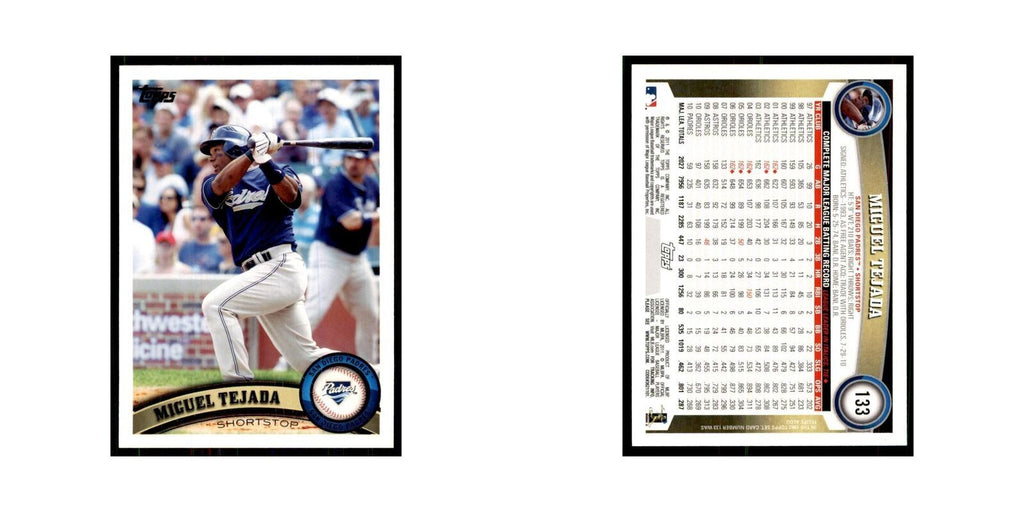 2011 Topps Miguel Tejada Baseball Cards #133