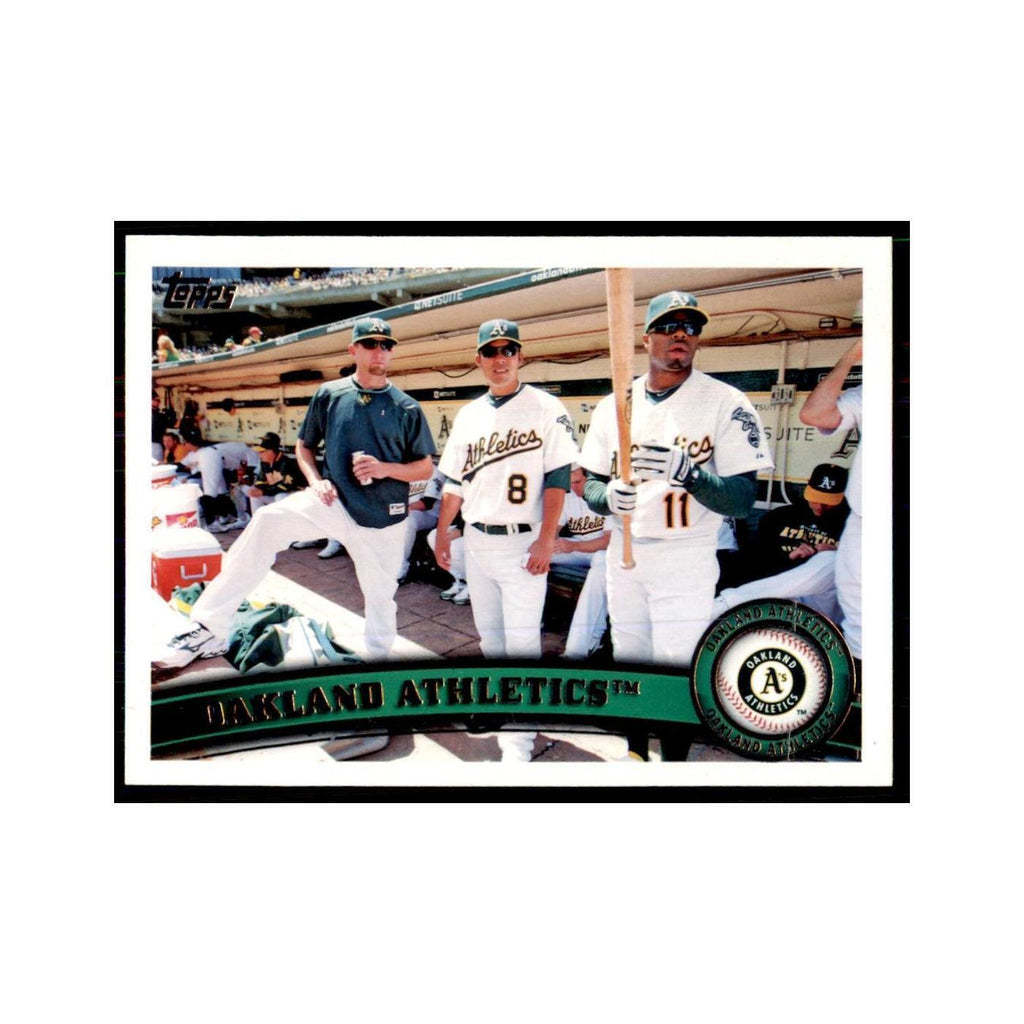 2011 Topps Oakland Athletics Baseball Cards #204
