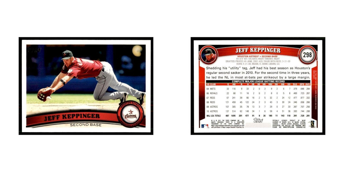 2011 Topps Jeff Keppinger Baseball Cards #298