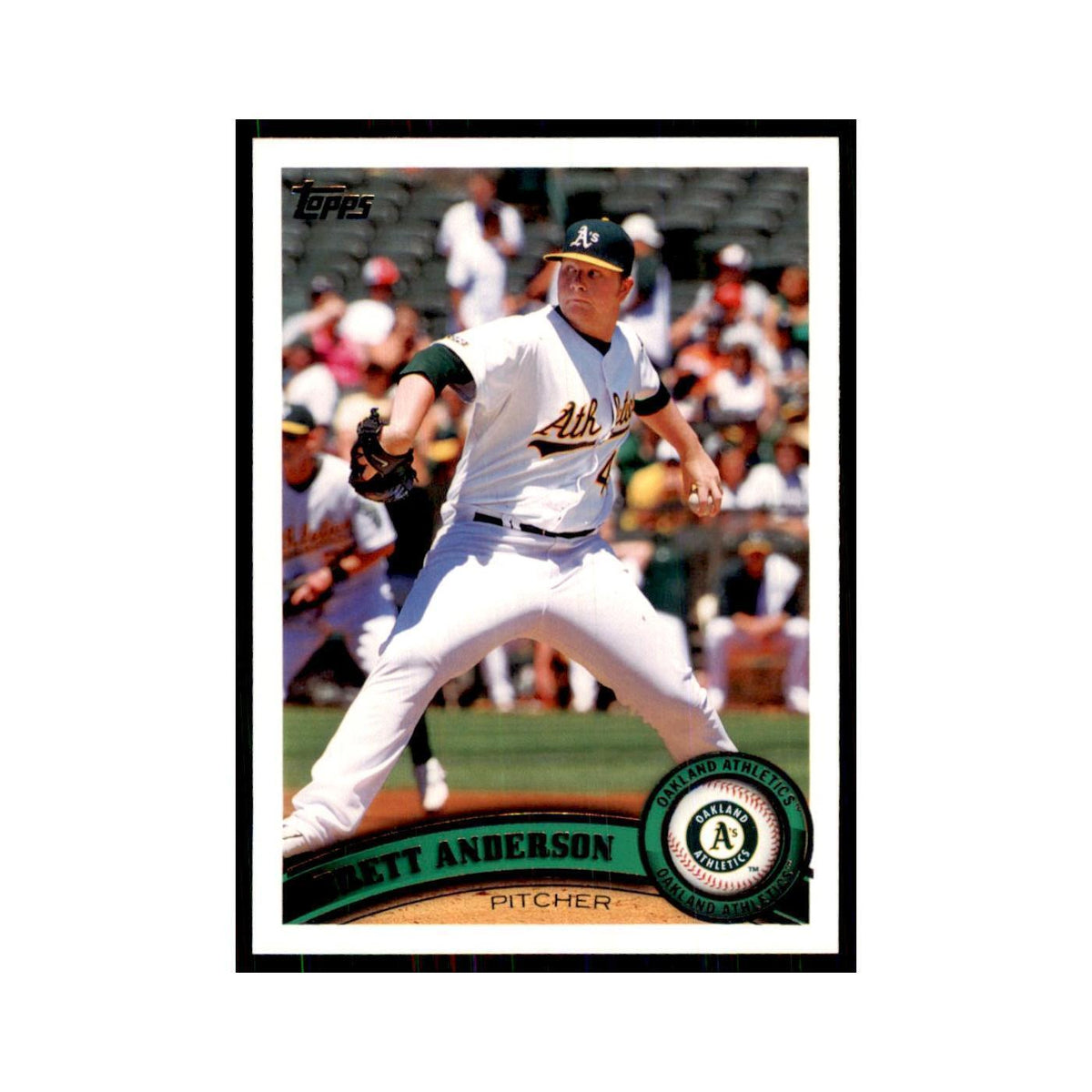 2011 Topps Brett Anderson Baseball Cards #140
