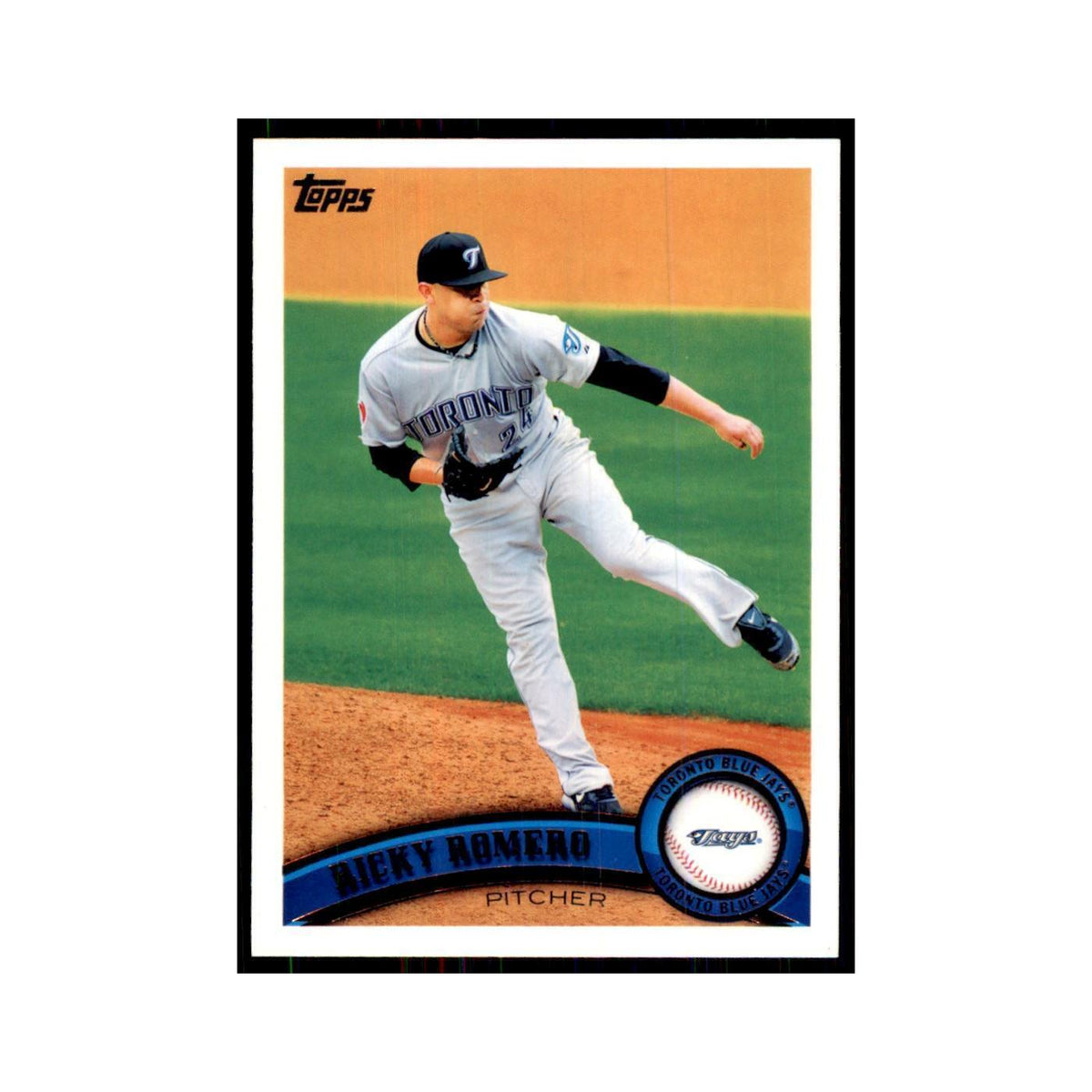 2011 Topps Ricky Romero Baseball Cards #148