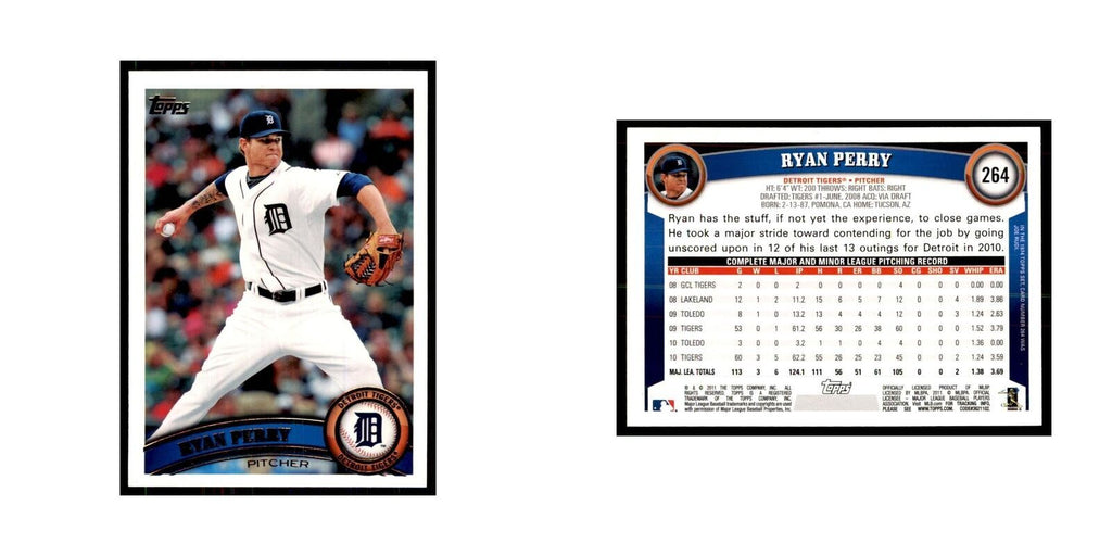 2011 Topps Ryan Perry Baseball Cards #264