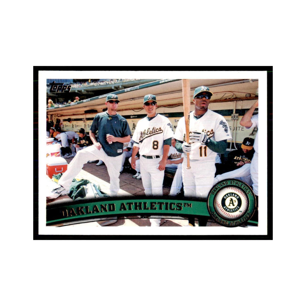 2011 Topps Oakland Athletics Baseball Cards #204