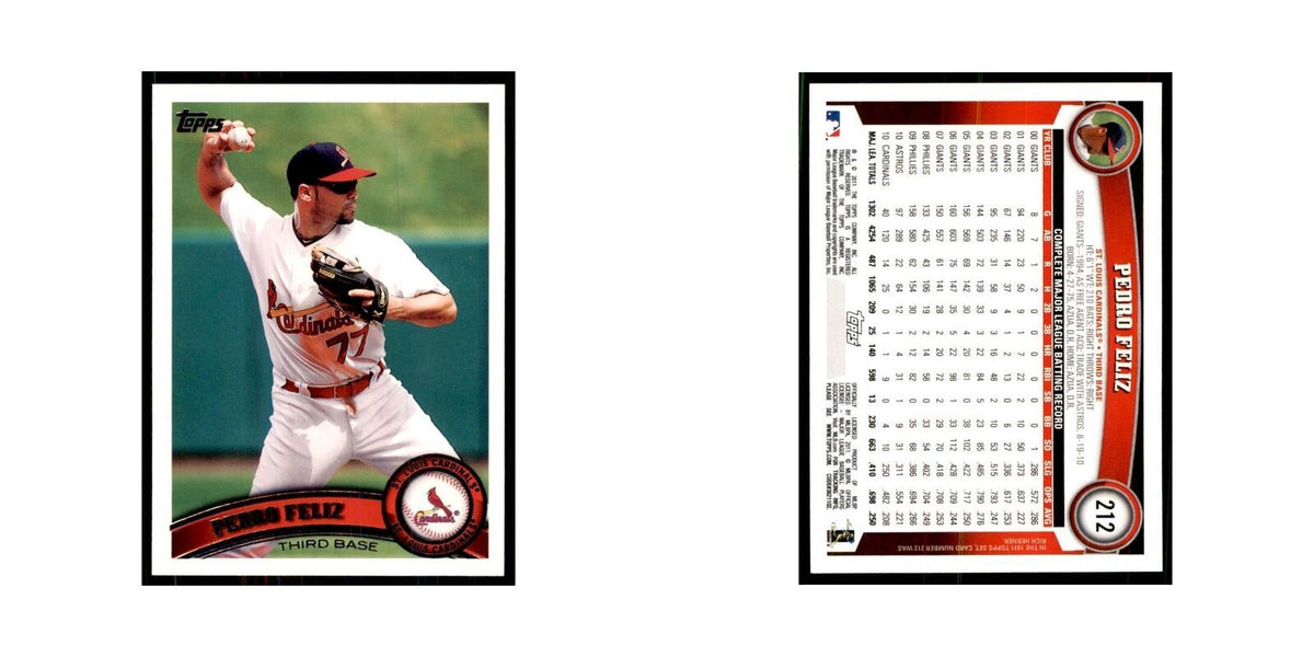 2011 Topps Pedro Feliz Baseball Cards #212