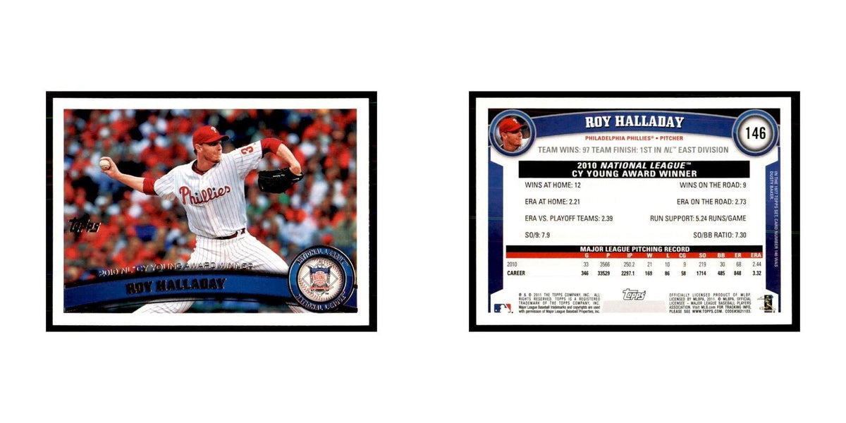 2011 Topps Roy Halladay Baseball Cards #146