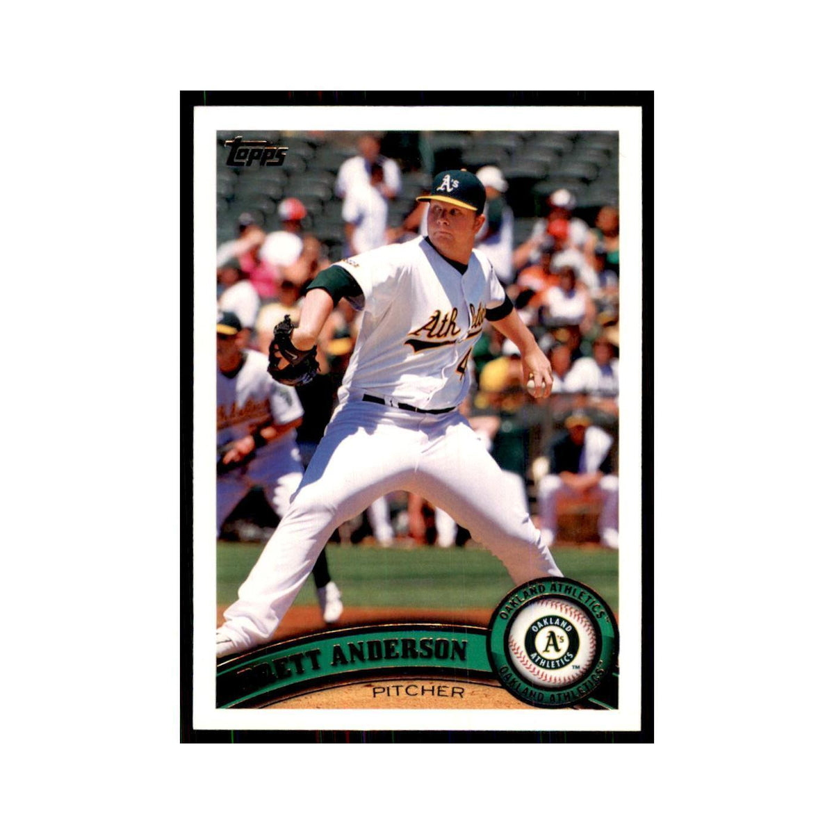 2011 Topps Brett Anderson Baseball Cards #140