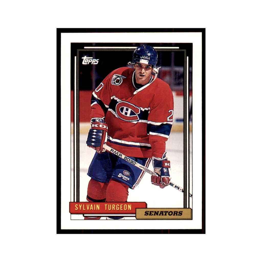 Sylvain Turgeon 1992 Topps #375 Hockey Cards Hockey Card NM