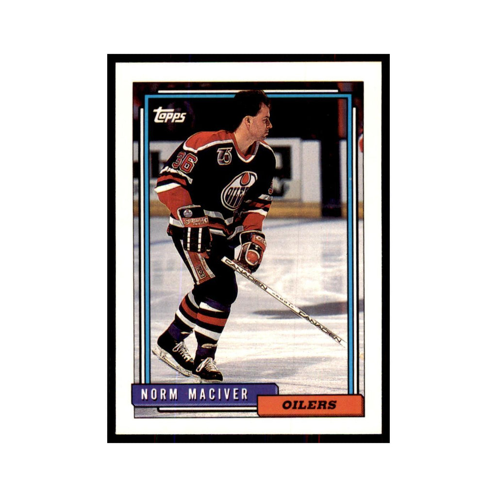 Norm Maciver 1992 Topps #96 Hockey Cards Hockey Card NM